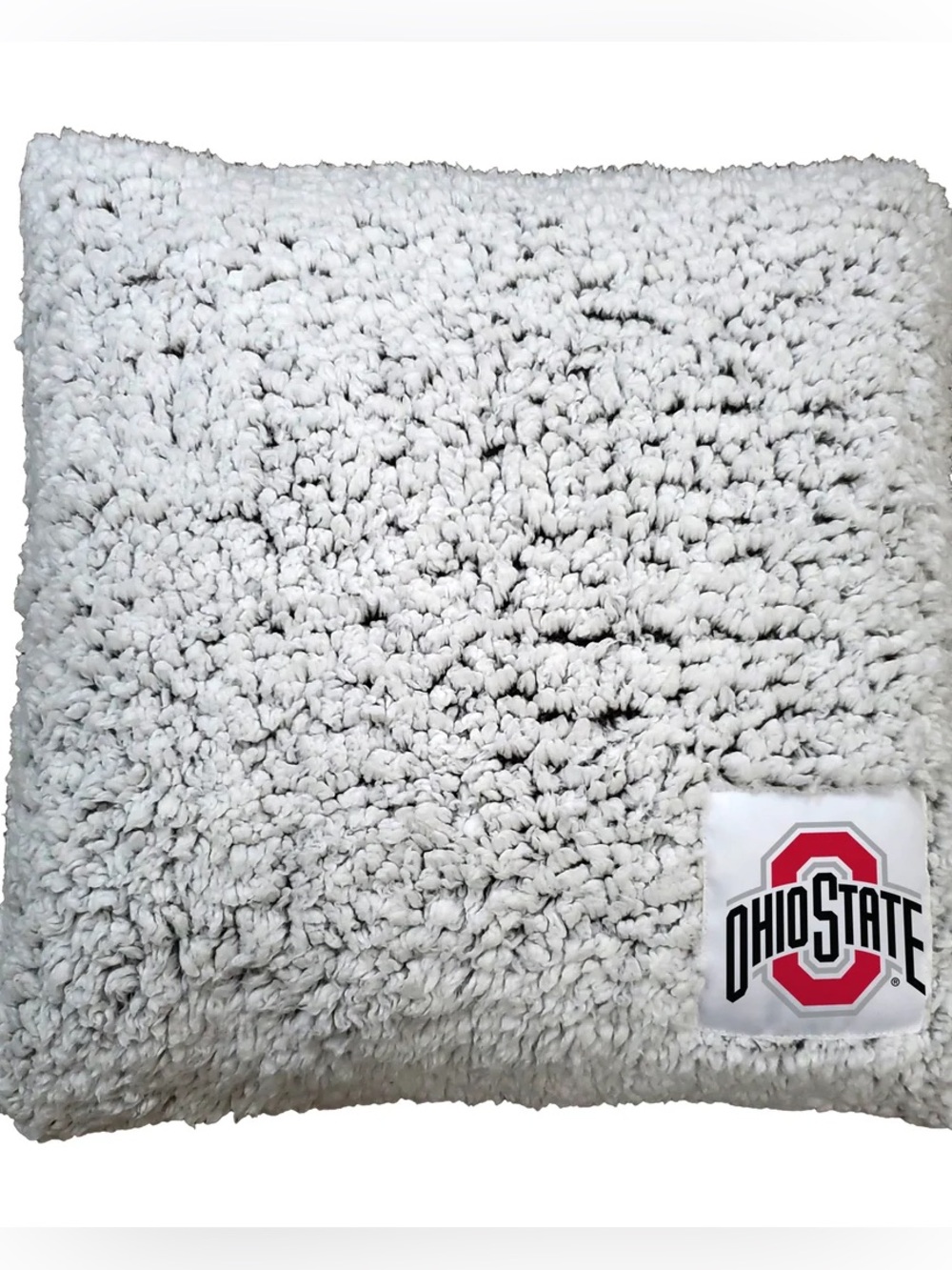 NIP OHIO STATE UNIVERSITY FROSTY COLLEGIATE THROW  PILLOW Brand New